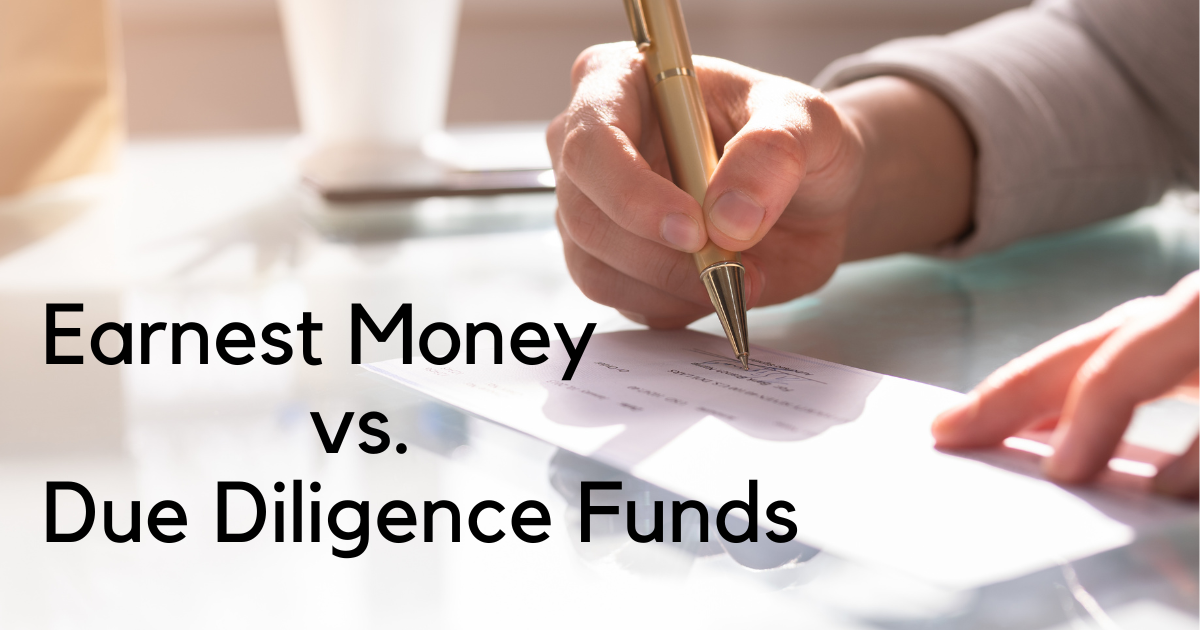 Navigating Real Estate Lingo: Earnest Money vs. Due Diligence Funds in Charlotte, NC